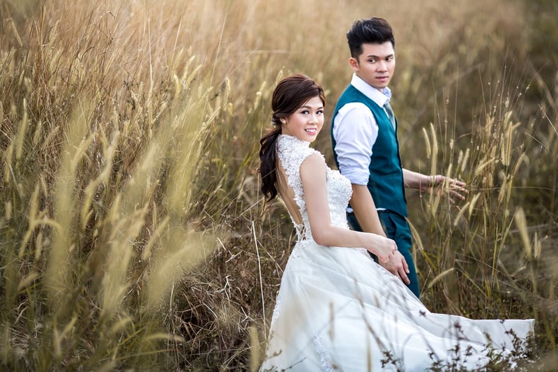 Wedding Couple on Beach